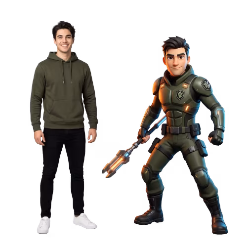 Selfie to 3D Character