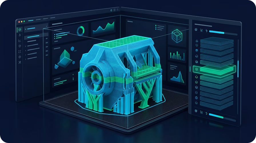 Export as STL, GLB, FBX, or OBJ